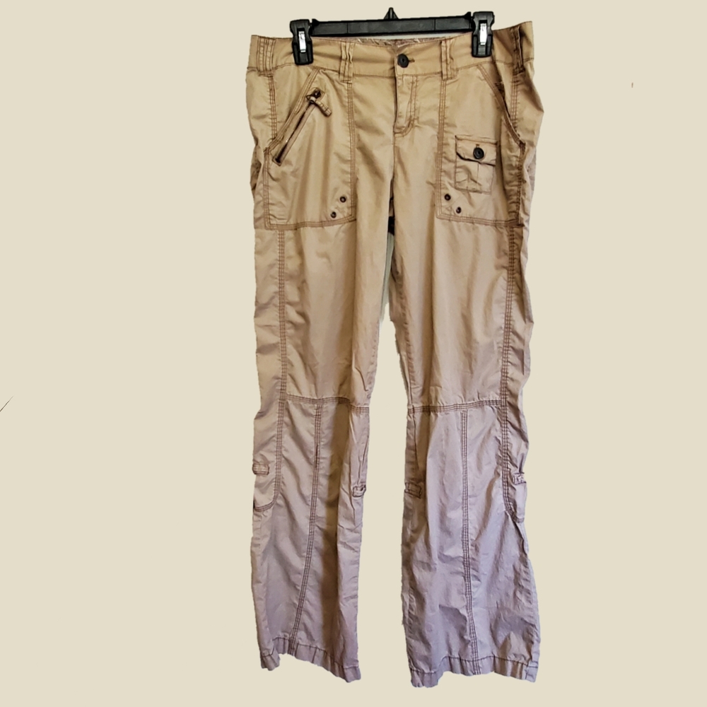 Maurices Khaki Cargo Pants, Size 9/10
